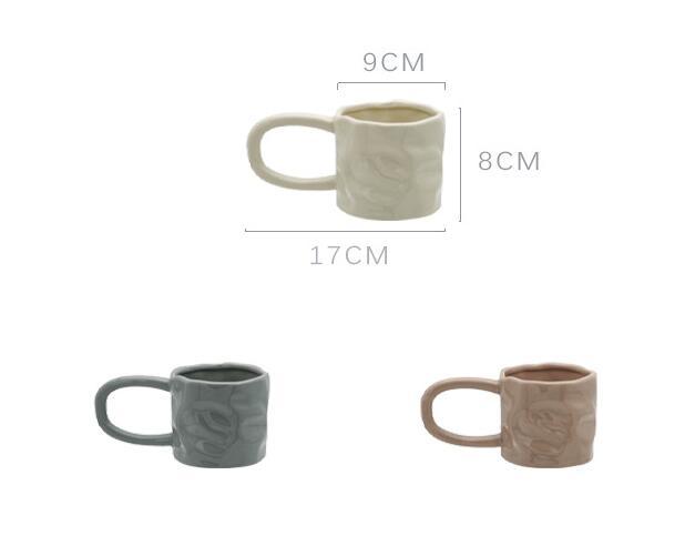 Simple Solid Color Creative Porcelain Cup