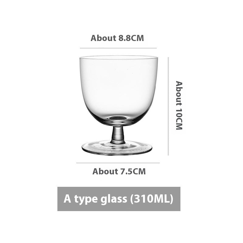 Goblet Crystal Glass Cup Ice Cream Dessert Cocktail Glass