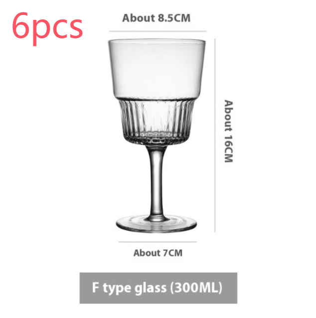 Goblet Crystal Glass Cup Ice Cream Dessert Cocktail Glass
