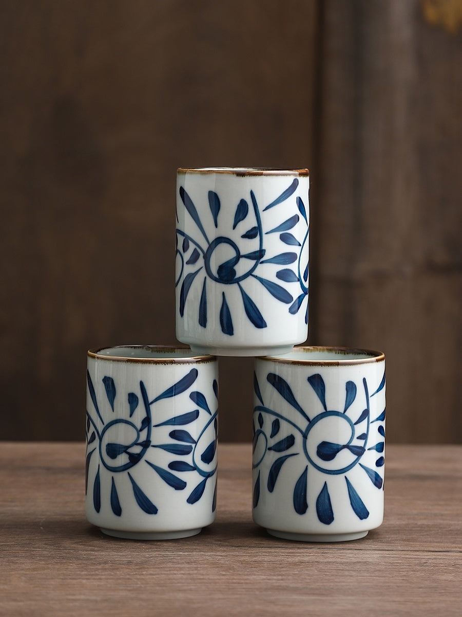 300ml Large Straight Large Capacity Porcelain Tea Cup