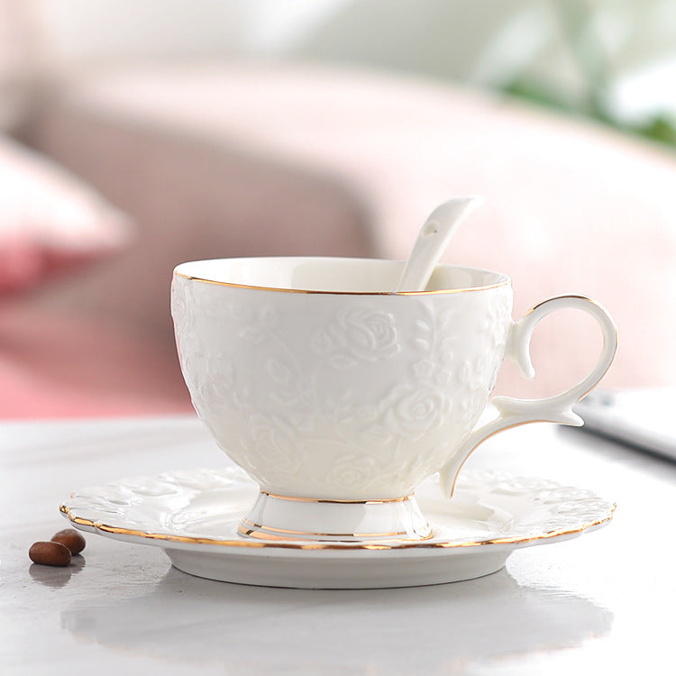 Home Simple Bone China Ceramic Coffee Cup