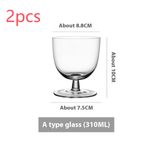 Goblet Crystal Glass Cup Ice Cream Dessert Cocktail Glass