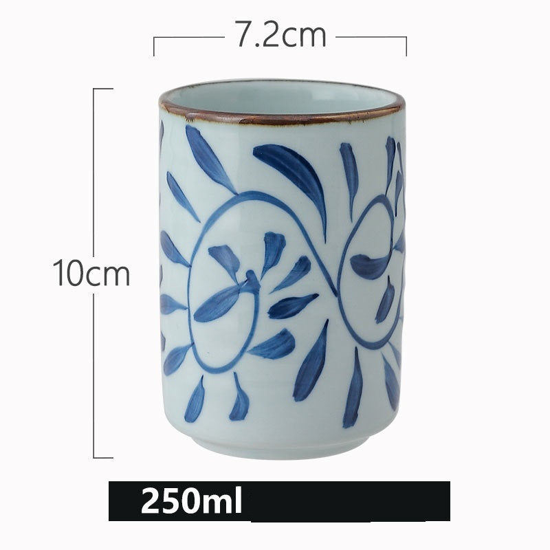 Creative Hand-painted Straight Ceramic Cup Tableware