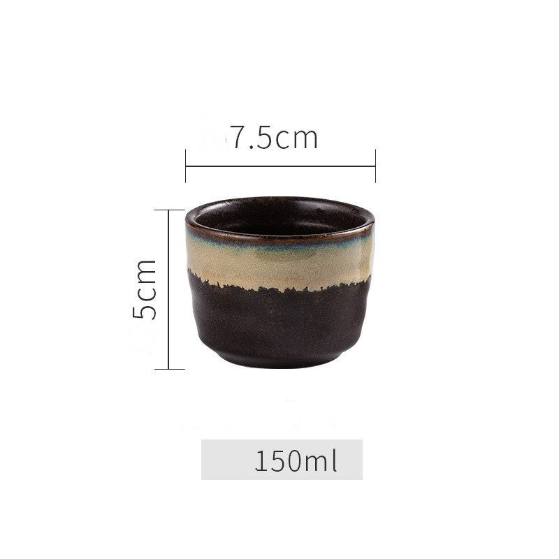 Japanese creative tea cup short teacup tall teacup