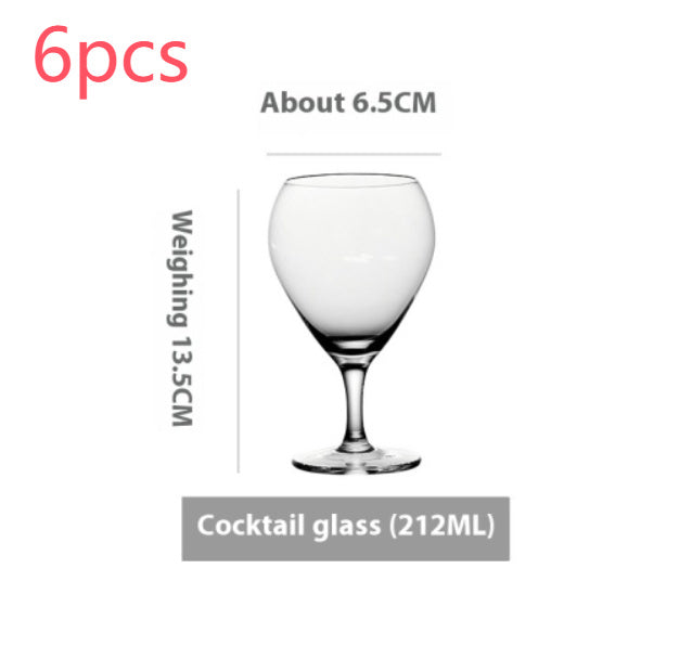 Goblet Crystal Glass Cup Ice Cream Dessert Cocktail Glass