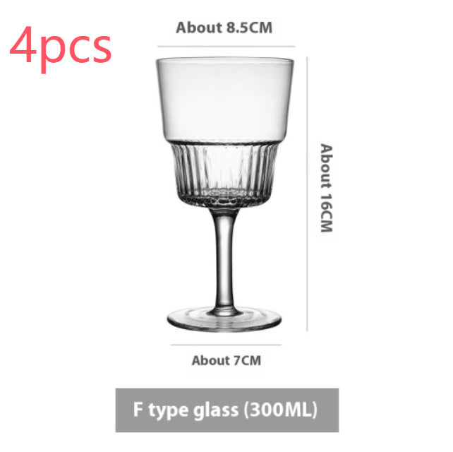 Goblet Crystal Glass Cup Ice Cream Dessert Cocktail Glass