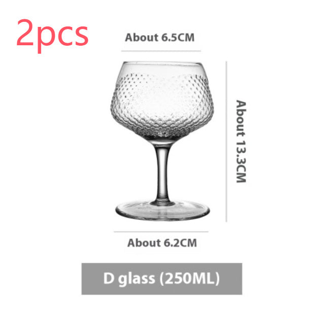 Goblet Crystal Glass Cup Ice Cream Dessert Cocktail Glass