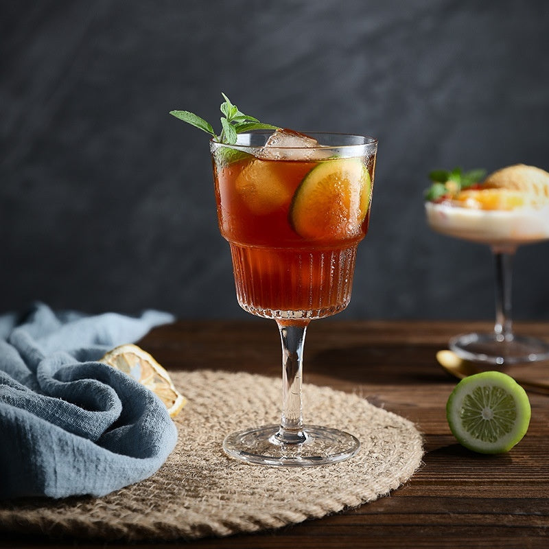 Goblet Crystal Glass Cup Ice Cream Dessert Cocktail Glass