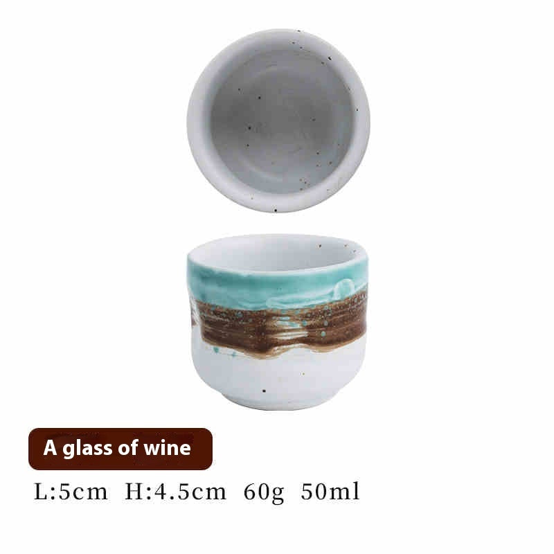 Commercial Creative Japanese Porcelain Wine Set Sake Cup
