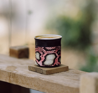 Snake pattern snake skin coffee cup water cup mug