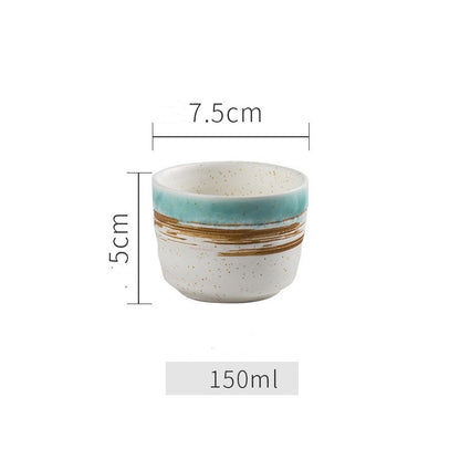 Japanese creative tea cup short teacup tall teacup