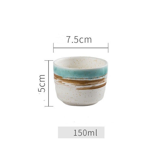 Japanese creative tea cup short teacup tall teacup