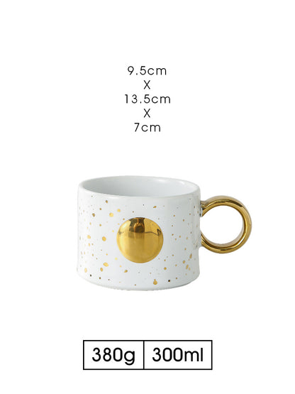 Empty Cup Couple Pair Cup Mug Ceramic Water Cup Drinking Cup Home Milk Coffee Cup