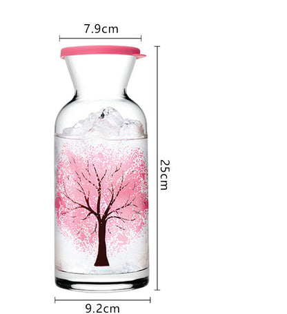 Water bottle set handy cup juice cold water bottle