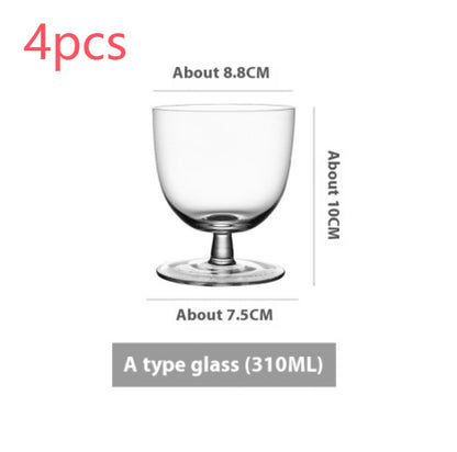 Goblet Crystal Glass Cup Ice Cream Dessert Cocktail Glass
