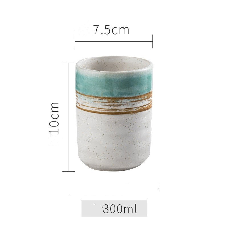 Japanese creative tea cup short teacup tall teacup