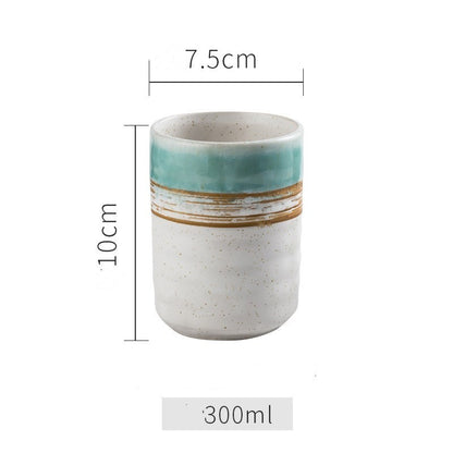 Japanese creative tea cup short teacup tall teacup