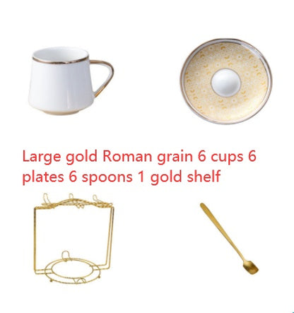 Turkish Ceramic Coffee Cup And Saucer Set