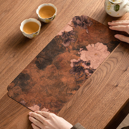 Drain Teapot Platform Table Runner Cloth Liner