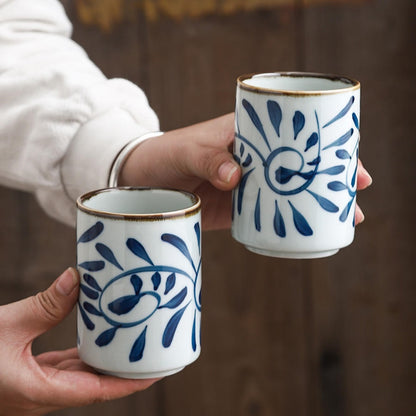 300ml Large Straight Large Capacity Porcelain Tea Cup