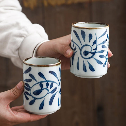 300ml Large Straight Large Capacity Porcelain Tea Cup