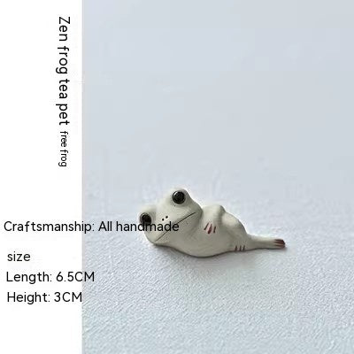 Frog Tea Ornaments Pottery Ornaments