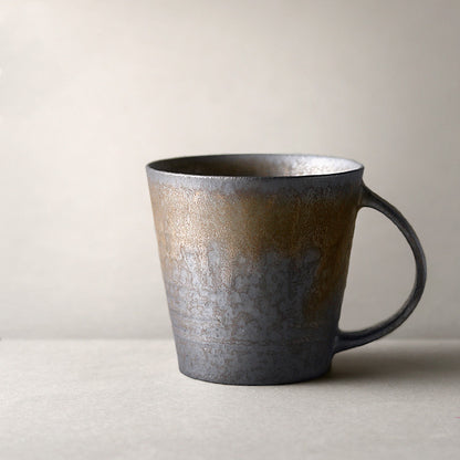 Vintage stoneware coffee cup