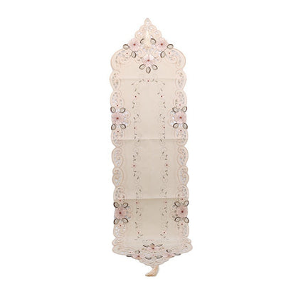 European Classical Artistic Embroidery Table Runner Home