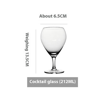 Goblet Crystal Glass Cup Ice Cream Dessert Cocktail Glass