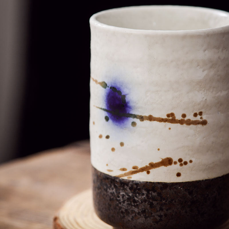 Creative Hand-painted Straight Ceramic Cup Tableware