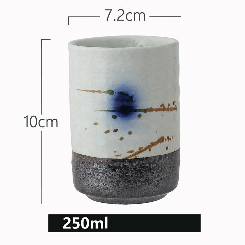 Creative Hand-painted Straight Ceramic Cup Tableware