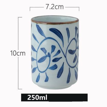 Creative Hand-painted Straight Ceramic Cup Tableware