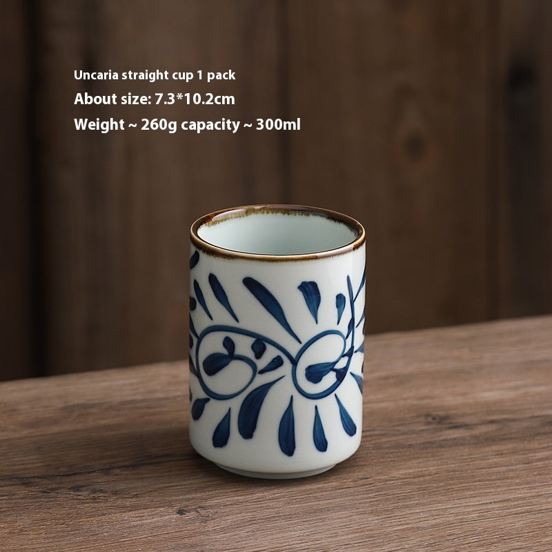 300ml Large Straight Large Capacity Porcelain Tea Cup