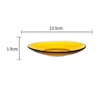 European Style Simple Tempered Glass Heat-resistant And Drop-resistant Coffee Cup