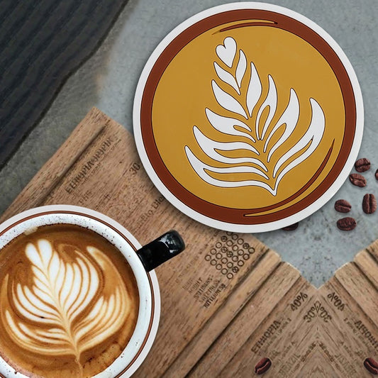 Ins Style Round Thickened Anti-scald Coffee Cup Mat