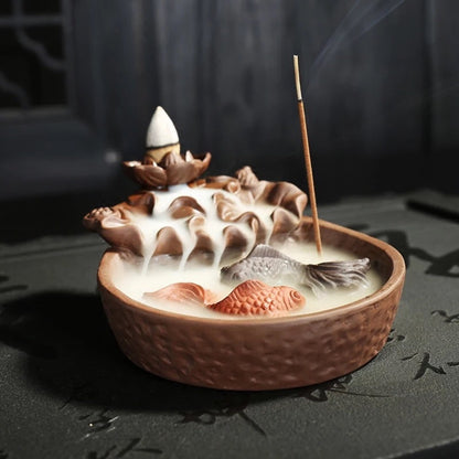 Creative Time To Run The Tea Ceremony Zen Ornaments