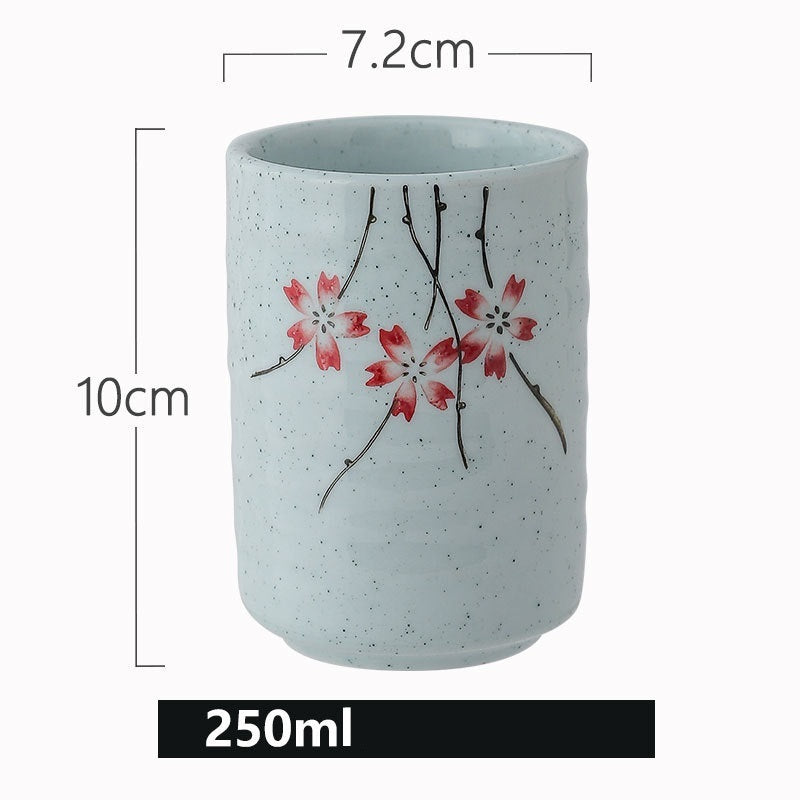 Creative Hand-painted Straight Ceramic Cup Tableware