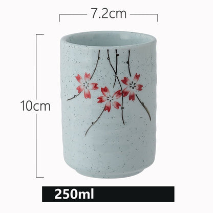 Creative Hand-painted Straight Ceramic Cup Tableware