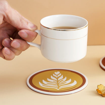 Ins Style Round Thickened Anti-scald Coffee Cup Mat