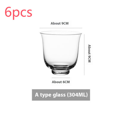 Goblet Crystal Glass Cup Ice Cream Dessert Cocktail Glass