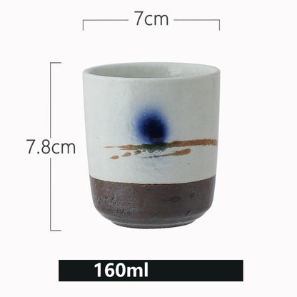 Creative Hand-painted Straight Ceramic Cup Tableware