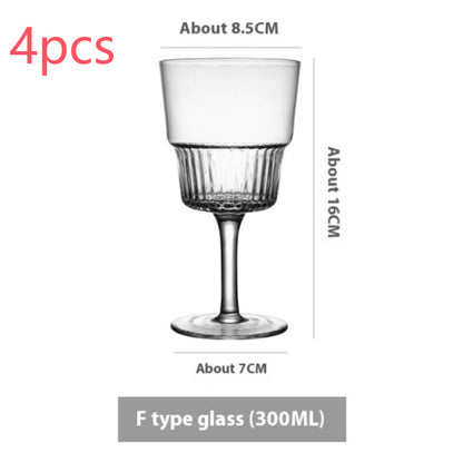 Goblet Crystal Glass Cup Ice Cream Dessert Cocktail Glass