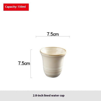 Household Minimalist Ceramic Bowl Plate Cup Tableware