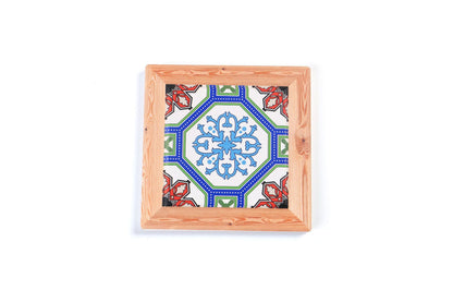 Chinese Style Ceramic Cork Cup Mat