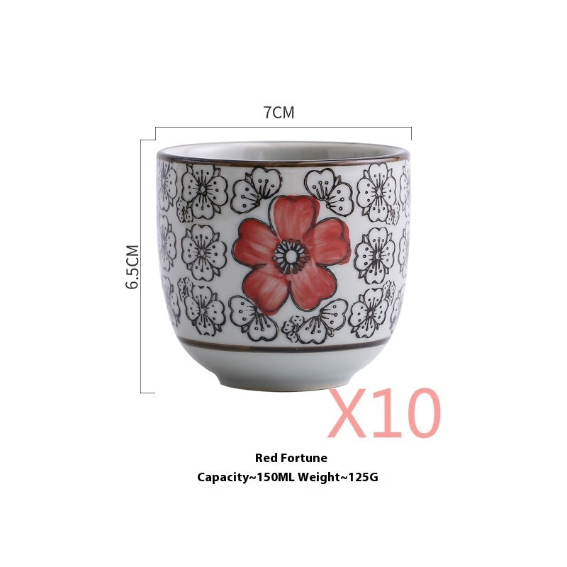 Restaurant Ding Room Commercial High Temperature Porcelain Tea Making Tea Cup