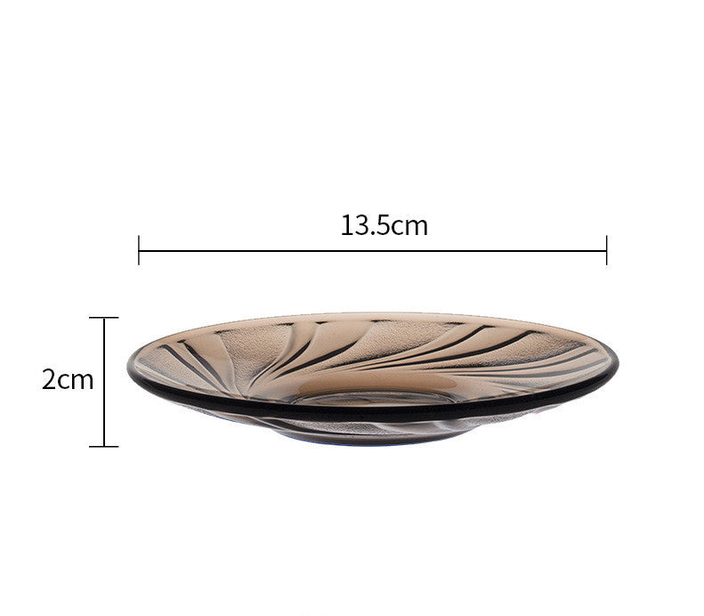 European Style Simple Tempered Glass Heat-resistant And Drop-resistant Coffee Cup