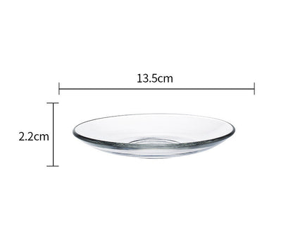 European Style Simple Tempered Glass Heat-resistant And Drop-resistant Coffee Cup