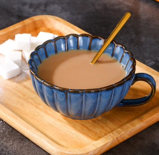 Coffee Cup Mug Vintage Ceramic Breakfast Cup