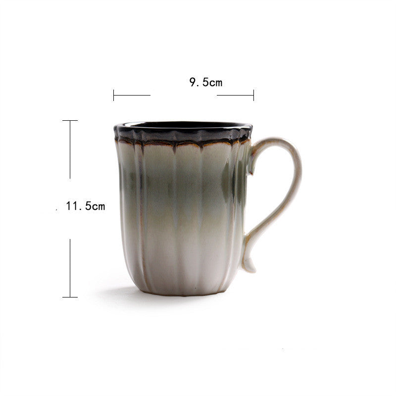 Lotus Pond Moonlight American Western Tableware Creative Ceramic Bowl Cup Set